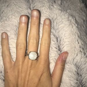 Pandora Mother of Pearl Silver Ring